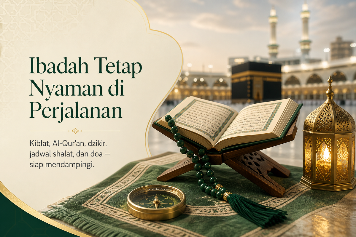 Ibadah tetap nyaman di perjalanan