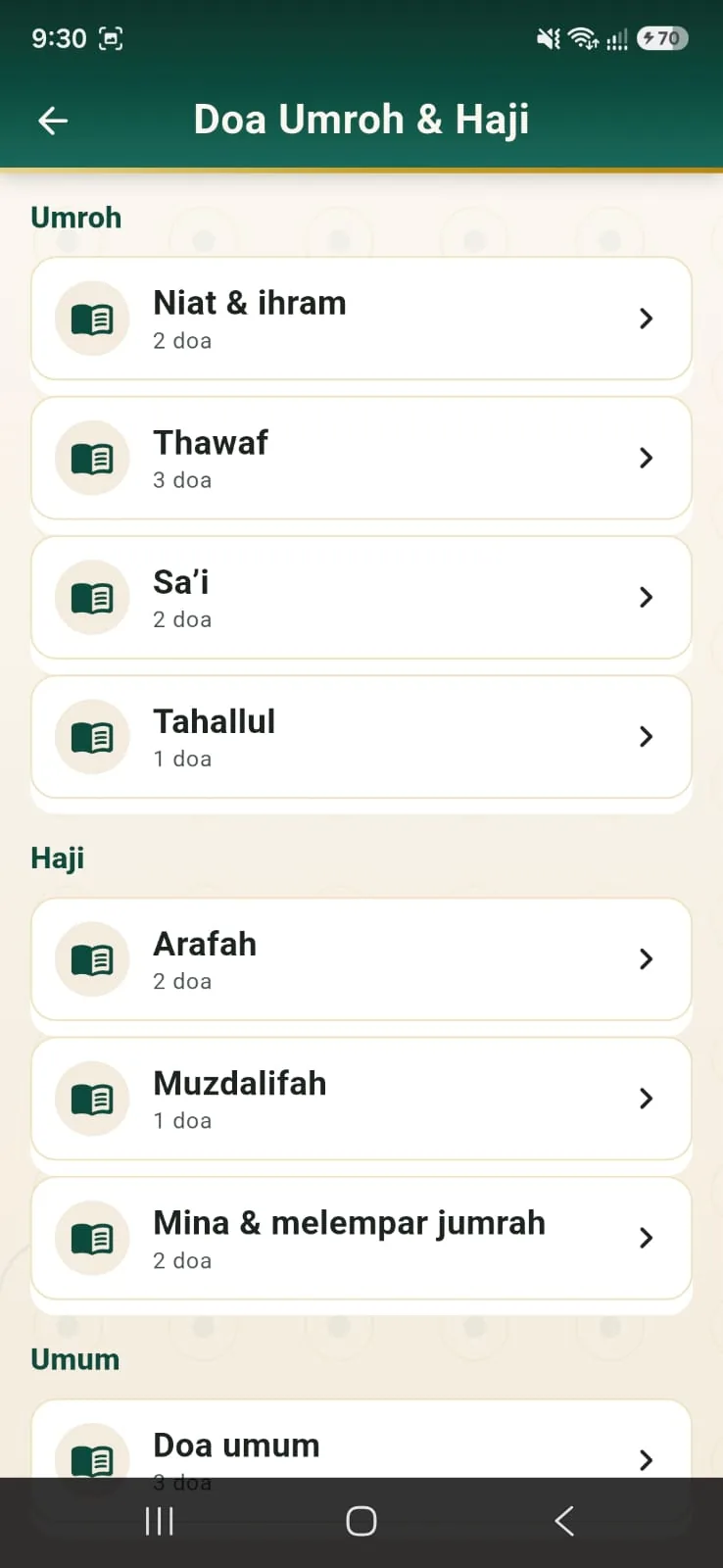 Buka doa umroh & haji